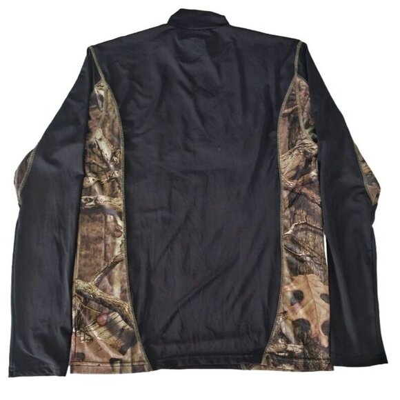 Break Up Infinity Men's Black Mossy Oak Performance Field Tee Sz Medium (38-40) - Picture 3 of 11